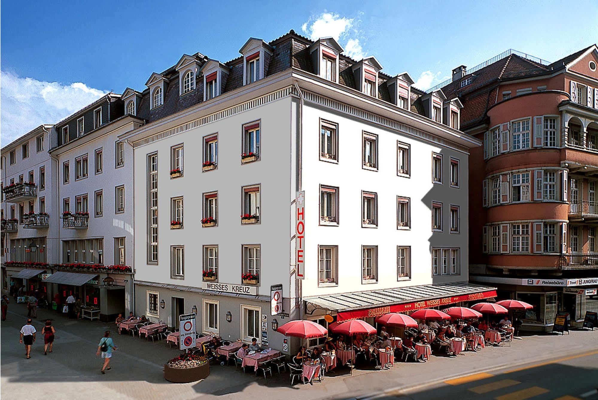 Hotel Weisses Kreuz Interlaken Exteriér fotografie
